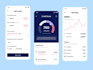 design a modern and clean mobile app UI in figma