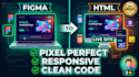 convert figma, xd, PSD, PDF to responsive HTML CSS bootstrap website