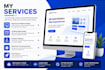 develop a responsive frontend website