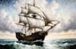create ship oil painting for you