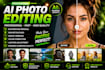 create cinematic ai images, youtube thumbnailsand ai photo editing