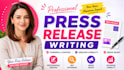 do press release writing and press release distribution