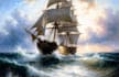 create ship oil painting for you
