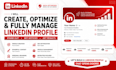 create optimize and fully manage linkedln profile