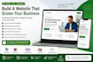 design a responsive wordpress small business website with elementor