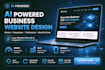 design a professional ai website