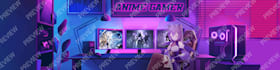 design a complete anime style twitch stream package