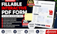 create fillable interactive PDF form in adobe acrobat pro