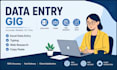 do accurate data entry, copy paste, PDF to excel and word