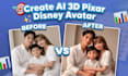 create a custom ai 3d cartoon avatar from your photo