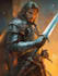 fantasy dnd character illustration