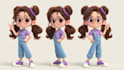 draw cute cartoon character