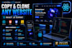 do copy clone website and develop any reactjs website