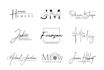 design signature, autograph, handwriting, cursive logo