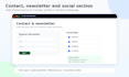 build a responsive HTML CSS javascript landing page
