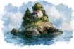 paint landscape watercolor painting