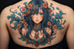 draw custom anime tattoo design