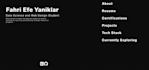develop a modern and responsive front end website