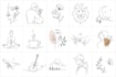 create aesthetic minimal line art designs