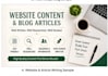 write SEO  food blog posts and bakery website content