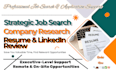 provide executive job search and application support