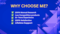 be your amazon virtual assistant for product research