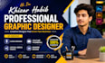 design modern youtube thumbnail