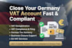 handle germany vat deregistration and close vat account fast