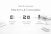 do fast and accurate data entry and transcription