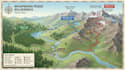 design custom ranch visitor map for trail hiking navigation and topographic maps