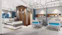 do the interior design of private hospital