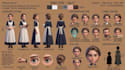 create professional ai character sheets