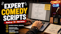 write funny comedy script for your standup comedy TV show