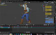 make custom character animations in blender