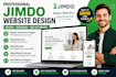 design redesign customize fix jimdo website landing page SEO expert