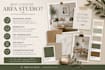 create a beautiful interior design mood board in canva