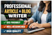write high quality articles and blog posts