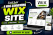 design, redesign, and develop a professional wix website