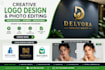 design a professional logo and edit photos professionally