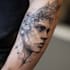 custom an abstract black tattoo design