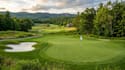 design realistic golf putting green with landscape rendering