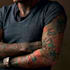 create a tattoo design of tattoo sleeve