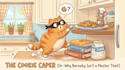 draw a cute and funny cartoon illustration