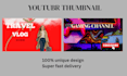 design creative youtube thumbnail