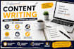 write social media content, blogs and scripts