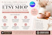design editable canva etsy listing templates for your shop