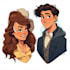 make a realistic couple portrait for gifts or decor