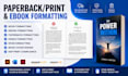 edit manuscript formatting book formatting indesign paperback, ebook formatting