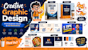 design clean business graphics for social media or web
