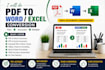 do data entry, copy paste, web research and excel work